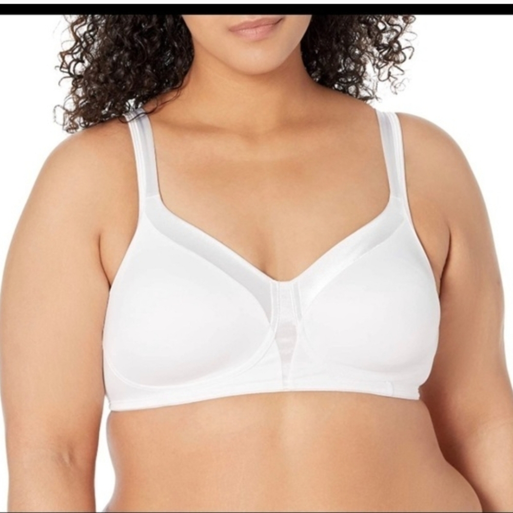 💙 Playtex white Satin Trim 4803 NWOT 36C
